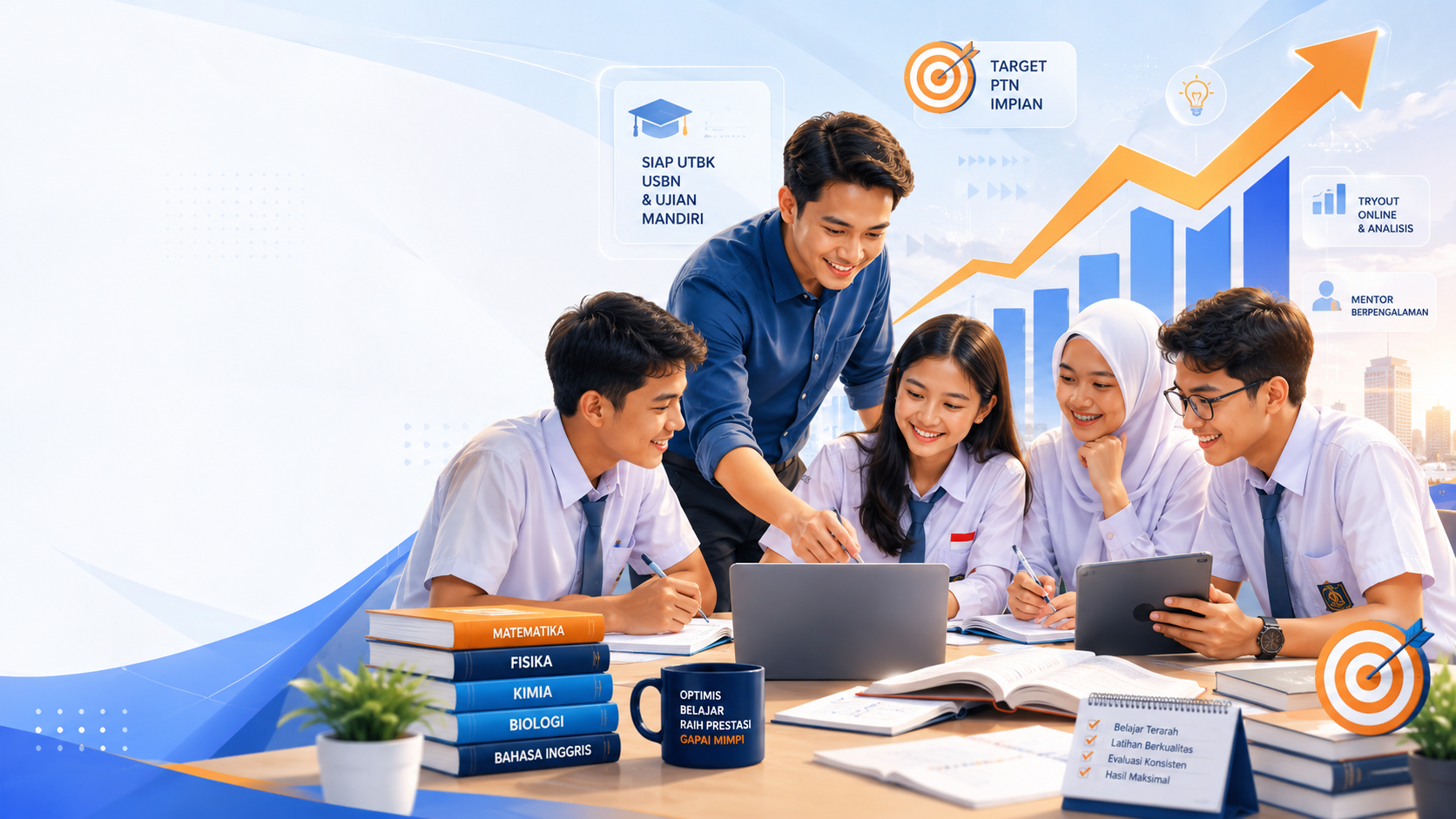 Sejarah, Visi, dan Misi Bimbel Optimis